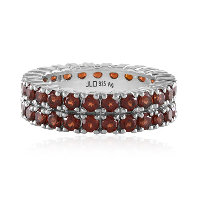 Mozambique Garnet Silver Ring