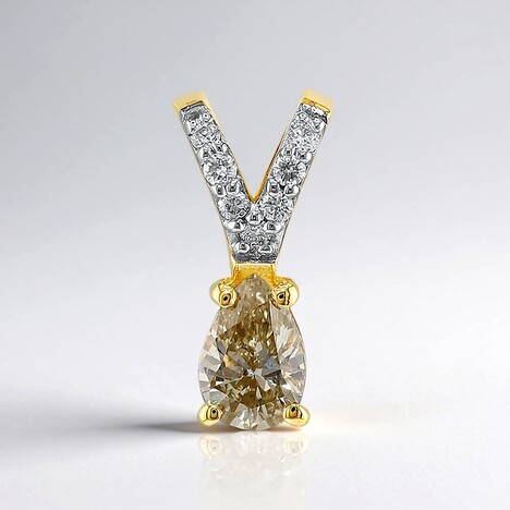 Ciondolo in oro con Diamante Cognac d'Argyle I3 (Mark Tremonti)
