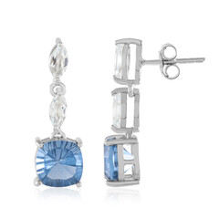 Orecchini in argento con Fluorite Cangiante