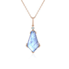 Collana in argento con Labradorite Blu Maniry
