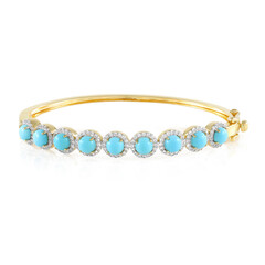 Sleeping Beauty-Türkis-Silberarmreif (Faszination Türkis)