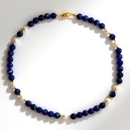 Collana in argento con Lapislazzuli (Adela Silber)