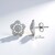 Boucles d'oreilles en argent et Zircon