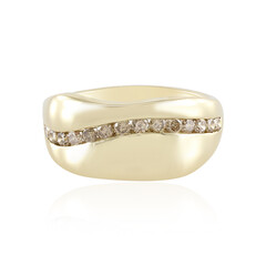 Anello in oro con Diamante Champagne I2 (de Melo)