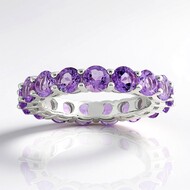 Amethyst-Silberring