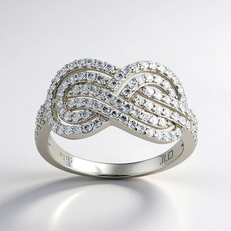 Anello in argento con Zircone