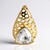 Ciondolo in oro con Zircone (Ornaments by de Melo)