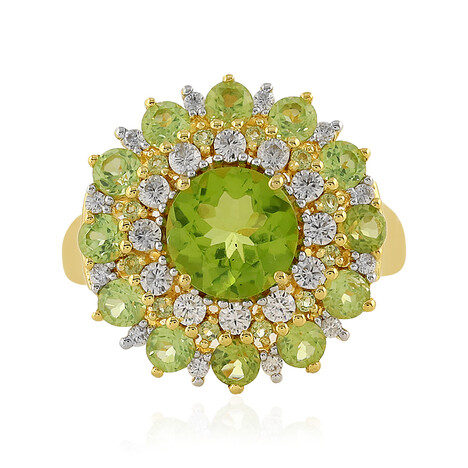 Bague en argent et Péridot