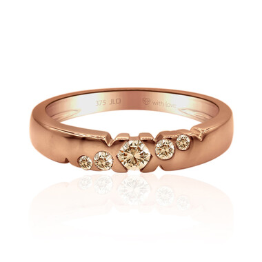 Anello in oro con Diamante Rose de France SI1 di Argyle (Annette)