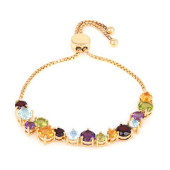 Zambian Amethyst Silver Bracelet