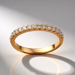 Anello in oro con Diamante I1 (H) (CIRARI)