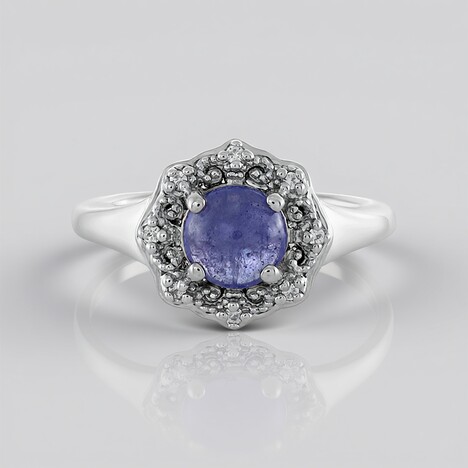 Anello in argento con Tanzanite