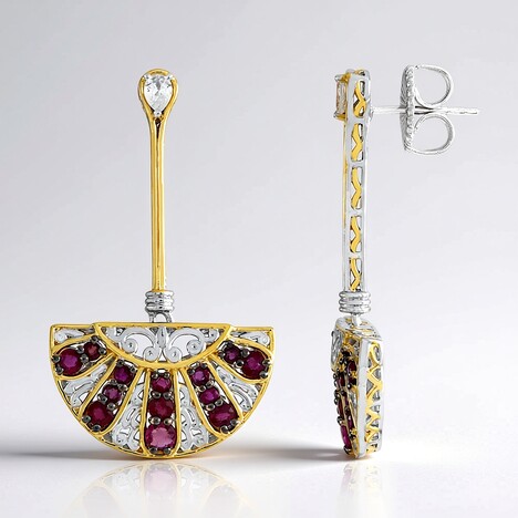 Orecchini in argento con Zircone (Gems en Vogue)