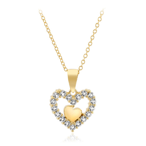 Collar en plata con Topacio blanco