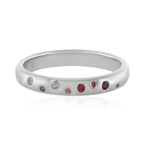 Anillo en plata con Zafiro