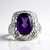 Bague en argent et Améthyste du Maroc