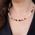 Collana in argento con Quarzo Rosa (Riya)