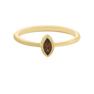 Himbeer-Zirkon-Silberring