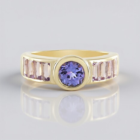 Bague en argent et Tanzanite