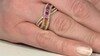 Gouden ring met saffieren (CIRARI)