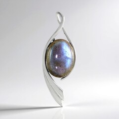Ciondolo in argento con Labradorite