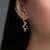 Boucles d'oreilles en argent (M de Luca)