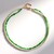 Collana in argento con Tsavorite della Tanzania (Riya)