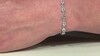 Zilveren armband met witte topaasstenen