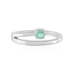 Russischer Smaragd-Silberring