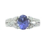 Bague en or et Tanzanite AAA (CIRARI)
