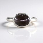 Anello in argento con Sillimanite Occhio di Gatto