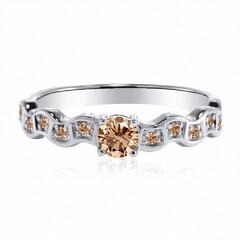 Anello in oro con Diamante Rose de France VS1 di Argyle