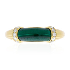 Anello in oro con Malachite (CIRARI)
