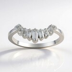Anello in argento con Topazio Bianco