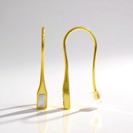 Pendientes en oro con Diamante SI1 (G) (Annette)