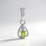 Ciondolo in argento con Peridoto