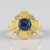 Anello in argento con Zaffiro Stellato Blu
