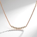 Collana in argento con Diamante Rose de France VS1 di Argyle (Annette)