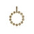 9K I2 Champagne Diamond Gold Pendant (de Melo Gold)
