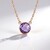 Collana in argento con Ametista Rose de France (Adela Silber)