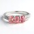 Anello in argento con Zaffiro Padparadscha