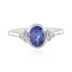 Tanzanite Silver Ring (Adela Silber)