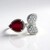 Anello in argento con Rubino del Madagascar