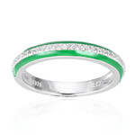 Anello in argento con Topazio Bianco