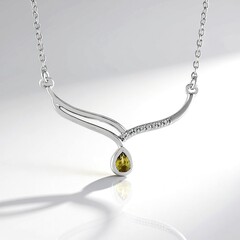 Collana in argento con Sfene