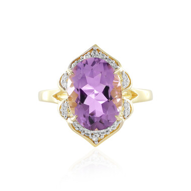Lavendel-Amethyst-Silberring