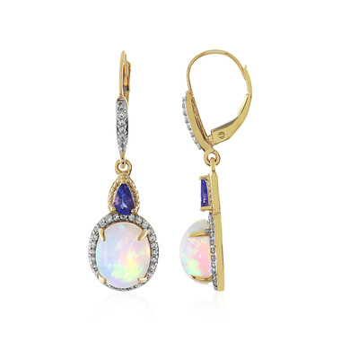 Orecchini in oro con Opale di Welo (Adela Gold)