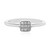 Bague en argent et Diamant I3 (H)