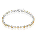 Zilveren armband met citrienstenen