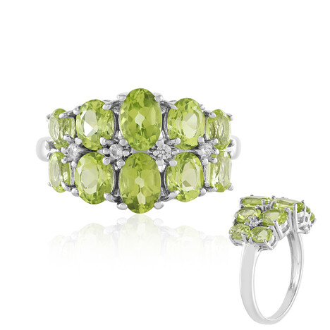 Peridot-Silberring